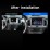 9 pulgadas Android 14.0 para 2018 Ford RANGER Radio Sistema de navegación GPS con pantalla táctil HD Soporte Bluetooth Carplay OBD2