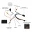 Pantalla táctil HD de 12,1 pulgadas para Ford Ranger F250 2011-2016, Radio estéreo para coche con Bluetooth, Radio para coche, compatible con cámara de 360 °