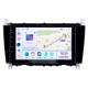 Radio de navegación GPS Android 13.0 de 8 pulgadas para 2004 Mercedes Benz C 2006 Mercedes Benz GLK AMG con Bluetooth WiFi Soporte de pantalla táctil Carplay DVR