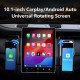 10.1 pulgadas para Universal Toyota Hyundai Kia Nissan Volkswagen Suzuki Honda Radio con pantalla HD giratoria de 180 ° Navegación GPS Bluetooth WIFI soporte Carplay DVR SWC