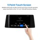 Android 12,0 de 10,1 pulgadas para TOYOTA SIENNA 2021, sistema de navegación GPS estéreo con pantalla táctil Bluetooth, compatible con cámara de visión trasera