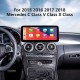 Android 11.0 Carplay NTG5.0 HD Pantalla táctil de 12.3 pulgadas para 2015 2016 2017 2018 Mercedes Clase C W205 C180 C200 C260 C300 V Clase W446 V260 X clase X250 X350 GLC COUPE Radio Android Auto Sistema de navegación GPS con Bluetooth