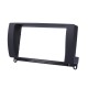 Negro Doble Din Car Radio Fascia para 2009 ROVER MG7 Autostereo interfaz Dash Mount DVD de montaje del marco