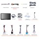 10.1 pulgadas para Universal Toyota Hyundai Kia Nissan Volkswagen Suzuki Honda Radio con pantalla HD giratoria de 180 ° Navegación GPS Bluetooth WIFI soporte Carplay DVR SWC