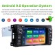Android 9.0 coche A/V DVD sistema de navegación para 2007-2013 Jeep Wrangler Unlimited con Radio Vínculo espejo 3G WiFi 1080P cámara de visión trasera OBD2
