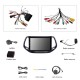 10.1 pulgadas 2017 Jeep Compass Android 13.0 Unidad principal Navegación GPS USB Mirror Link Bluetooth WIFI Soporte DVR OBD2 Cámara de respaldo Control del volante