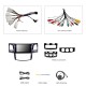 Radio con pantalla táctil HD de 9 pulgadas Android 13.0 Unidad de navegación GPS para Toyota Fortuner Hilux 2008-2014 con WIFI FM música Bluetooth Soporte USB DVR SWC OBD2 TV digital