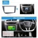 2 Din Fascia for 2005-2011 Seat Leon right hand driving Car Radio Head Unit GPS Navigation plate panel Frame