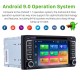 Android 9.0 2 Din Radio Navegación GPS Reproductor de DVD para 2016 2017 2018 Toyota Corolla Auris Fortuner Estima vios Innova con Bluetooth Música USB SD WIFI Control del volante auxiliar