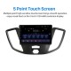 9 pulgadas Android 13.0 para 2015 2016 2017-2022 Ford TRANSIT Sistema de navegación GPS estéreo con soporte de pantalla táctil Bluetooth Cámara de visión trasera