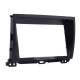 Negro Doble Din 2009 Toyota Prado 120 Radio del coche Fascia CD Trim Panel Panel Stereo Player Frame