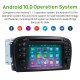 Android 10.0 Sistema de navegación GPS para 2001-2004 Mercedes SL R230 SL350 SL500 SL55 SL600 SL65 con reproductor de DVD Pantalla táctil Radio Bluetooth WiFi TV HD 1080P Cámara de respaldo de video Control del volante USB SD