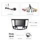 Para 2009 Hyundai Sonata Auto A/C Radio 9 pulgadas Android 10,0 HD pantalla táctil sistema de navegación GPS con soporte Bluetooth Carplay OBD2