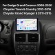 Para Dodge Grand Caravan 2008-2020 Chrysler Town & Country 2012-2016 Chrysler Grand Voyager 5 2011-2015 Pantalla táctil Carplay Radio Android 14.0 Sistema de navegación GPS Bluetooth estéreo de repuesto para automóvil
