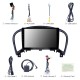 2011-2016 Nissan Infiniti ESQ/Juke Android 13.0 HD Pantalla táctil 9 pulgadas AUX Bluetooth WIFI USB Navegación GPS Radio compatible con OBD2 SWC Carplay
