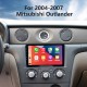2004-2007 Mitsubishi OUTLANDER 9 pulgadas Android 13.0 HD Pantalla táctil Bluetooth Radio Navegación GPS Estéreo USB AUX soporte Carplay 3G WIFI Cámara de vista trasera
