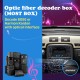2003-2012 Porsche Cayenne Decodificador de fibra óptica para automóvil La mayoría de las cajas Bose Harmon Kardon Amplificador de audio digital Convertidor de interfaz óptica