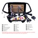Radio de navegación GPS Android 13.0 de 9 pulgadas para 2018 Hyundai Santro / Atos con pantalla táctil HD Soporte Bluetooth Carplay Control del volante