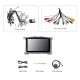 Radio de navegación GPS Android 13.0 de 10.1 pulgadas para 2003-2008 Toyota Land Cruiser 100 Auto A / C con pantalla táctil HD Bluetooth Soporte USB Carplay TPMS