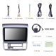 Sistema de navegación GPS con radio y pantalla táctil HD de 9 pulgadas Android 14.0 para Toyota Alphard 2003 2004-2007, compatible con Bluetooth, Carplay OBD2