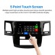 9 pulgadas Android 13.0 para 2005 2006 2007-2014 TOYOTA FORTUNER VIGO HILUX Sistema de navegación GPS estéreo con soporte de pantalla táctil Bluetooth Cámara de visión trasera