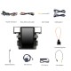 OEM 12.1 pulgadas Android 10.0 para 2005-2009 Land Rover Range Rover Sport Radio Sistema de navegación GPS con pantalla táctil HD Bluetooth Carplay compatible con OBD2 DVR TPMS