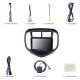 9 pulgadas Android 14.0 para 2016 Chevy Chevrolet Aveo Radio Sistema de navegación GPS con pantalla táctil HD Soporte Bluetooth Carplay OBD2