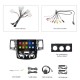 HD Pantalla táctil 9 pulgadas Android 13.0 Para 2005 TOYOTA FORTUNER VIGO HILUX MANUAL AC Radio Sistema de navegación GPS Bluetooth Carplay compatible Cámara de respaldo