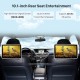 Brand new 10.1" HD 1024 * 600 high definition headrest MP5 Player Free Tilt Multilingual IR Transmitter FM Transmitter Game Function SD USB （1 pair）