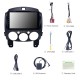 Pantalla táctil HD Radio de navegación GPS Android 10.0 de 9 pulgadas para MAZDA 2 / Jinxiang / DE / Tercera generación 2007-2014 con soporte USB Bluetooth Mirror Link