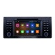 Radio de navegación GPS Android 10.0 de 7 pulgadas para 1996-2003 BMW 5 Series E39 con USB AUX Bluetooth Wifi HD Pantalla táctil Carplay compatible con TPMS TV digital