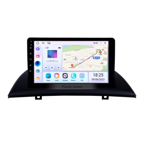 Android 13.0 Auto-DVD-Player 9 Zoll für 2004 2005 2006-2012 BMW X3 E83 2.0i 2.5i 2.5si 3.0i 3.0si 2.0d 3.0d 3.0sd GPS-Navigationssystem Radio mit Bluetooth-Unterstützung Carplay