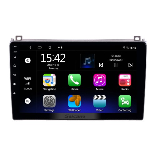 9 Zoll Android 13.0 für 2006-2010 PROTON GenⅡ Radio GPS-Navigationssystem mit HD-Touchscreen Bluetooth-Unterstützung Carplay OBD2