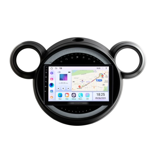 Für BMW MINI COUNTRYMAN R55 R56 R57 R58 R60 R61 2010-2016 Radio Android 13.0 HD Touchscreen 9 Zoll GPS-Navigationssystem mit Bluetooth-Unterstützung Carplay DVR