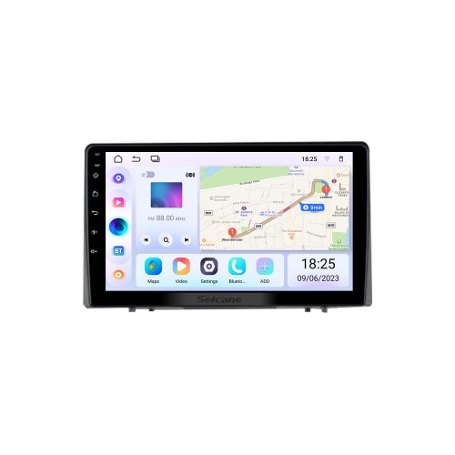 9 Zoll Android 14.0 für 2013 2014 2015+ PEUGEOT 3008 Stereo-GPS-Navigationssystem mit Bluetooth-Touchscreen-Unterstützung Rückfahrkamera