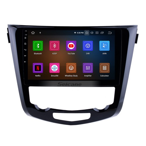 10,1 Zoll HD Touchscreen Radio GPS Navigation Android 13.0 für 2014 2015 Nissan X-TRAIL Unterstützung Bluetooth TV USB OBD2 WIFI Video Mirror Link DVR Lenkradsteuerung