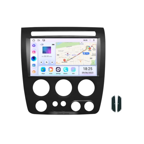 Carplay Android 14.0 HD Touchscreen 9 Zoll für 2005 2006 2007-2010 Hummer H3 Radio-GPS-Navigationssystem mit Bluetooth