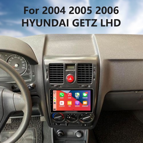 Für HYUNDAI GETZ LHD 2004 2005 2006 Radio Android 14.0 HD Touchscreen 9 Zoll GPS Navigationssystem mit WIFI Bluetooth Unterstützung Carplay DVR