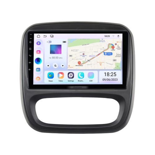 OEM 9 Zoll Android 13.0 für 2014 2015 2016 2017 2018 RENAULT TRAFIC OPEL VIVARO Radio Bluetooth HD Touchscreen GPS-Navigationssystem unterstützt Carplay DAB+
