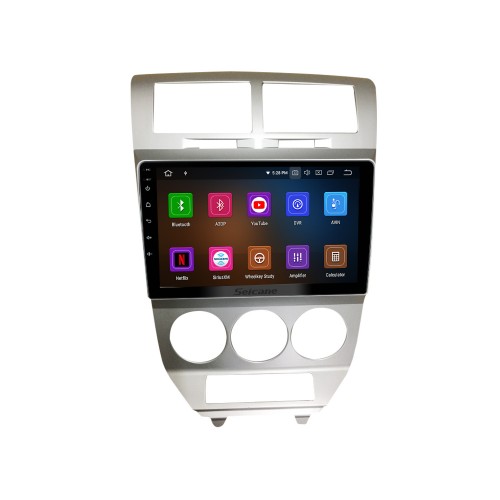 10,1 Zoll Android 13.0 für 2007-2010 DODGE CALIBER Stereo-GPS-Navigationssystem mit Bluetooth Carplay-Unterstützung Kamera