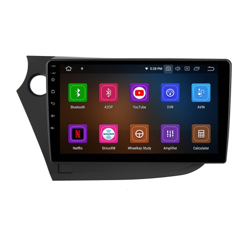 Hochwertiges Bluetooth-Autoradio mit GPS für 2009-2021 Honda Insight LHD-Unterstützung Touchscreen-DVR-Rückfahrkamera