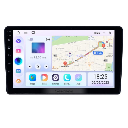 für Ford Focus II C-Max S-Max Fusion Transit Galaxy Kuga 2006-2011 Android 13.0 HD Touchscreen 9 Zoll AUX Bluetooth WIFI USB GPS Navigation Radio unterstützt DVR Carplay