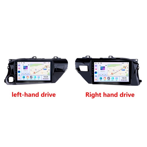 OEM HD Touchscreen 10,1 Zoll Android 13.0 Radio für 2016–2018 Toyota Hilux Bluetooth GPS Navi Head Unit Lenkradsteuerung WIFI Mirror Link TPMS USB FM