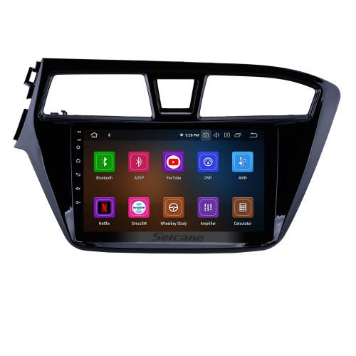 Aftermarket Android 13.0 Navigationssystem Radio für 2014 2015 Hyundai i20 mit Mirror Link GPS HD 1024 * 600 Touchscreen OBD2 DVR Rückfahrkamera TV 1080P Video 3G WIFI Lenkradsteuerung Bluetooth USB SD