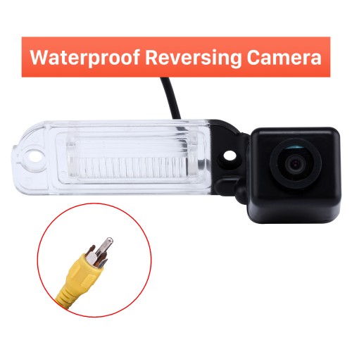 HD Wired Car Parking Backup Reversing Camera for 2015 Skoda Octavia Superb Waterproof four-color ruler and LR logo Night Vision free shipping