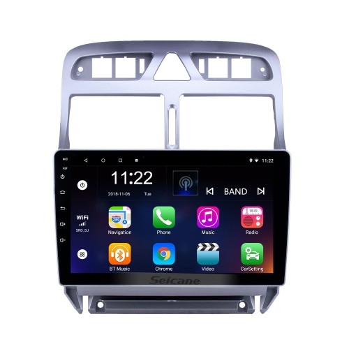 9 Zoll Android 14.0 HD Touchscreen GPS Navigationsradio für 2007-2013 Peugeot 307 mit Bluetooth AUX Unterstützung DVR Carplay Lenkradsteuerung