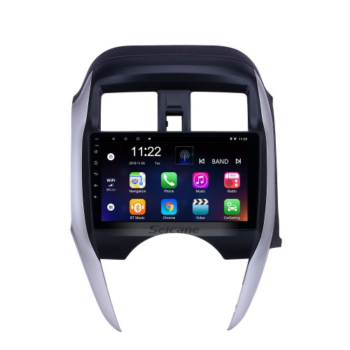 Android 13.0 9-Zoll-HD-Touchscreen-GPS-Navigationsradio für 2014-2018 Nissan Sunny/Almera RHD mit Bluetooth-Unterstützung Carplay DVR OBD2