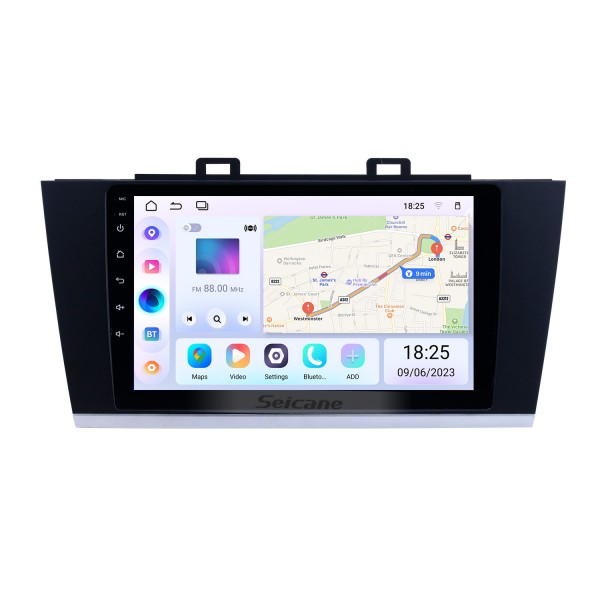 9 Zoll Android 14.0 GPS-Navigationsradio für 2015 2016 2017 2018 SUBARU LEGACY OUTBACK mit HD-Touchscreen, Bluetooth-Unterstützung, Carplay-Rückfahrkamera