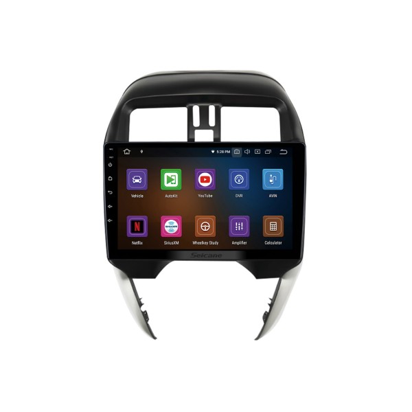 Carplay 10,1 Zoll HD Touchscreen Android 13.0 für 2019 NISSAN SUNNY LHD GPS Navigation Android Auto Head Unit Unterstützung DAB+ OBDII WiFi Lenkradsteuerung