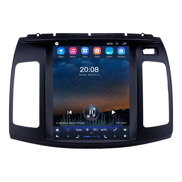 HD Touchscreen für 2011-2016 Hyundai Elantra Radio Android 10.0 9,7 Zoll GPS Navigationssystem mit Bluetooth USB Unterstützung Digital TV Carplay